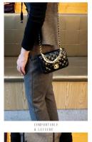 Bolso de alto sentido marca Hong Kong2025Nuevo temperamento salvaje rombo bolso de mano de viaje bolso de hombro de moda - details 6