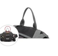 Bolso de cintura para acampar, bolso de hombro de nailon para exteriores, bolso cruzado de viaje, ciclismo, montar en b - details 10