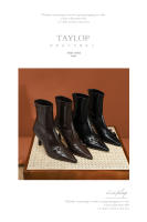 Moda nueva hebilla de cinturón stiletto botas cortas de mujer - details 23