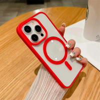 Funda de Carga Inalámbrica Magsafe de Lujo para iPhone A Prueba de Golpes, Cubierta Magnética Transparente - details 9