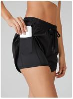 Pantalones cortos de Yoga para mujer, Top deportivo, elástico de neón, mallas cortas de entrenamiento para correr, pantalones cortos deportivos para gimnasio, ropa deportiva para Fitness - details 15
