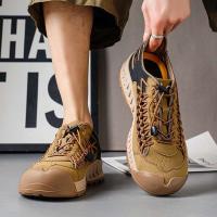 Sandalias de hombre, novedad de verano, zapatos de playa para hombre con suela blanca. Simples, transpirables y resistentes al desgaste. - details 14