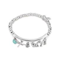 UNOde50-Pulsera de trébol de cuatro hojas con colgante de borla y diseño de niño, herradura, buena suerte - details 0