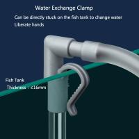Cambiador de agua para acuario, bomba de aire, herramientas de limpieza, limpiador de grava, bomba de sifón al vacío con boquilla de filtro, nuevo - details 7
