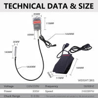 Molino de Eje Flexible Profesional PHYHOO Herramienta Eléctrica de Alta Velocidad para Grabado y Pulido de Metal Control de Velocidad Variable Mejoras del Hogar - details 3