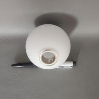 Pantalla de lámpara de vidrio blanco para bombilla G9, accesorio de apertura de ajuste esmerilado de 2cm, globo de repuesto de accesorio de cristal - details 5