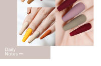 Esmalte de Uñas Clou Beaute Mate Terciopelo Top Coat Semi-permanente con Base de Goma Fuerte Sin Ácido para Gel Esmalte de Uñas Primer Gel de Flores - details 12