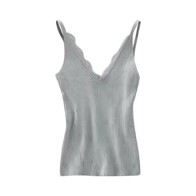 Chaleco deportivo para mujer Chaleco tejido sin mangas para mujer - 1