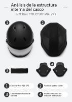 Casco esqui hombre mujer patinete Deportes Equipo Protector - details 10