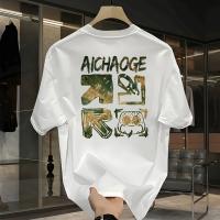 Camiseta de Algodón Puro 100% Camiseta de Verano para Hombres con Manga Corta y Cuello Redondo - details 3