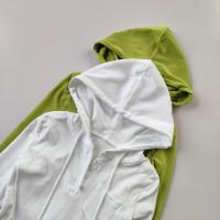 Sudadera Deportiva con Capucha Top Corto Ajustado Hilo Seco Moda de Yoga y Correr - details 12