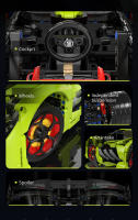 MoYu Lamborghini 3000 GTR Versión de Pista Kit de Bloques de Construcción de Coche Deportivo - details 12