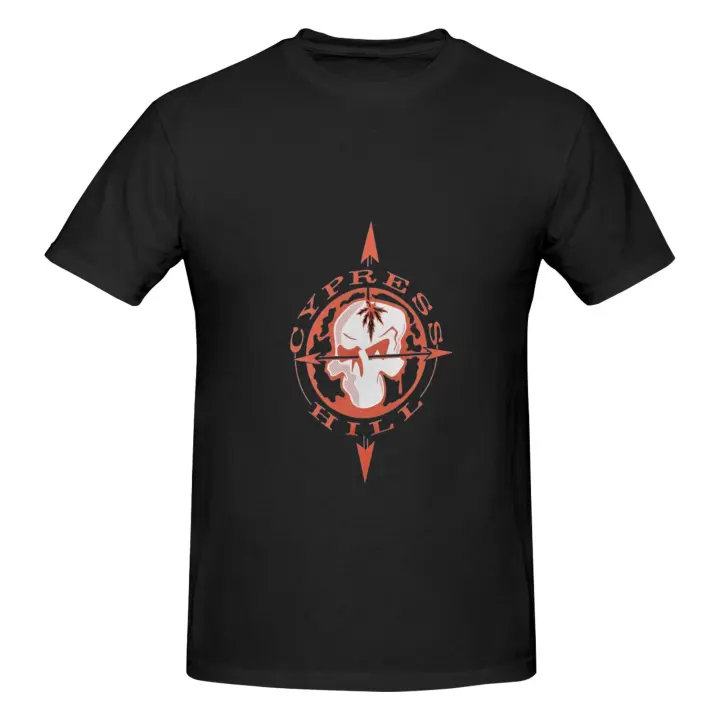 Camiseta de algodón para hombre y mujer, camisa con diseño de calavera y Brújula de Cypress Hill - 1
