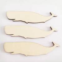 Bastón de madera con forma de ballena para decoración del hogar, artesanía moderna, adorno de pared para tienda de mercado y escuela, 30 piezas - details 1