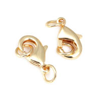 6 uds. De latón de Color dorado de 18K con cierres circulares de langosta, cierres para collares, pulseras, suministros para fabricación de joyas, accesorios Diy - details 3