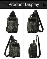 Mochila Táctica de Láser para Pesca con Bolsillo Molle para Viajes al Aire Libre Camping Senderismo Ciclismo Bolso de Mano para Señuelos y Rodillo de Pecho - details 12
