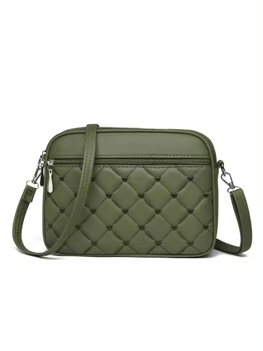 Bolso de mujer de alta gama, exquisito, de nueva temporada, versátil, tipo mensajero, pequeño y cuadrado. - 1