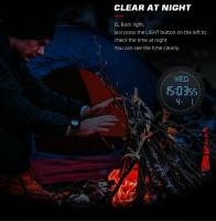 NORTH EDGE ALPS-reloj con brújula de fibra de carbono para hombre, Original, correa de nailon, resistente al agua hasta 50M - details 9