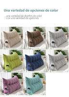 Cojín de Escritura de Lectura Almohada de Soporte de Espalda en Forma de Triángulo 100% Poliéster - details 1
