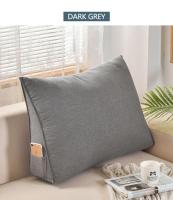 Cojín de Cama para Oficina Sofá Almohada de Lectura para TV Cojín de Lumbar Cómodo Sofá de Dormir Triángulo Pillow Decoración del Hogar - details 21