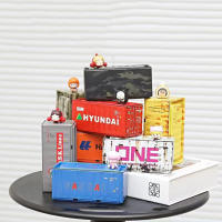 8 unids/set Mini contenedor modelo Mini caja de almacenamiento de hierro decoración creativa recoger artículos pequeños caja de almacenamiento en miniatura de escritorio regalos - details 3