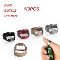 Abrebotellas de cerveza portátil para el hogar y la vida, herramienta de cocina para abrir anillos de dedo, suministros de Bar - details 2