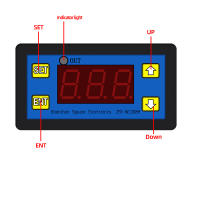 Controlador de temperatura ZFX-W1308H microordenador, termostato inteligente, controlador de tiempo, electrónico ajustable-55 ~ 120 ℃, 40% de descuento - details 2