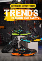 ZAPATOS DE TRABAJO ANTIPERFORACIONES para hombre y mujer, botas de seguridad con punta de acero, a la moda - details 1