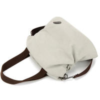 Bolso de mano informal europeo y americano para mujer, bandolera de hombro portátil de lona Simple, bolso cruzado de gran capacidad - details 18