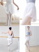 Falda corta de ballet de color sólido, falda de entrenamiento de gimnasia para práctica, falda de playa con envoltura de cadera, ropa de mujer. - details 6