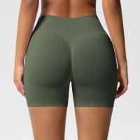 Pantalones cortos de gimnasio ajustados de estiramiento alto cómodos respirables deportivos de cintura para mujer, ropa deportiva para mujer para - details 17