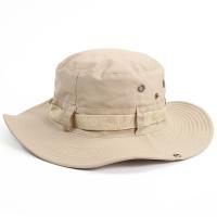 Men & Women Sun Hat Wide Brim Breathable Fishing Cap Men's Bucket Hats Hiking Jungle Hat Summer Outdoor Camo Caps - details 6
