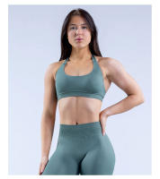 Sujetador deportivo de impacto para mujer, ropa interior de LICRA sin costuras, elástica, transpirable, mejora el pecho, ocio - details 10