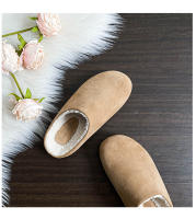 Un pedal de fondo plano bolsa cabeza perezosa medias zapatillas de terciopelo zapatos de mujer de gran tamaño. - details 25