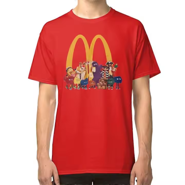 Camiseta de Algodón McFriends Moda para Hombres Material Exterior de Algodón - 1