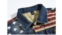 Chalecos de mezclilla para hombre Primavera-Verano Ropa de trabajo de algodón a rayas Jeans - details 4