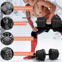 Mancuernas Ajustables Juego de Pesas y Mancuernas para Casa o Gimnasio Mancuernas Musculacion con Cerraduras de Estrella - details 4