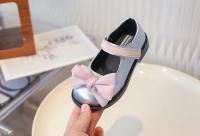 Zapatos de cuero de estilo coreano para niña, zapatillas de princesa con pajarita, versátiles y elegantes, a la moda, para fiesta, novedad de otoño, 2024 - details 13