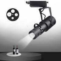 Proyector de logotipo LED Industrial, luz con enfoque y Zoom Manual, logotipo publicitario blanco y negro, 5W, 7W, 10W, 12W, 15W, 20W, 30W - details 0