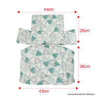 Cojín de Bebé para Silla de Comedor Stokke Tripp Trapp Cubierta de Tela Azul Triangular - details 8