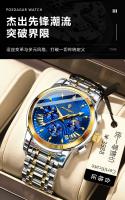 Reloj multifuncional de marca suiza para hombre nuevo reloj de cuarzo de moda a prueba de agua - details 11