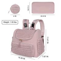 Gran moda para mamá, bolso colgante para cochecito de madres, bolsos para mamá, mochila de viaje al aire libre - details 5
