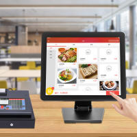 Monitor LCD Táctil de 17 Pulgadas HDMI VGA 1280 × 1024 Ideal para Restaurantes Bar Coffee Store - details 1