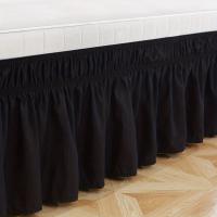 Falda De Cama Elástica De Color Puro, Suministros De Ropa De Cama Suave Para La Cama, 1 unidad - details 9