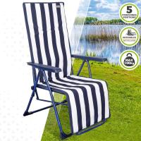 Playa Plegable de alumnio y textileno, multiposición 5 Posiciones, Peso máximo soportado 110kg, antivuelco, Medidas 75 x 63 x 43/114 cm, hamacas Plegables - details 9