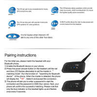 Intercomunicador Bluetooth para Casco de Motocicleta XINOWY V6 PRO 1200M Impermeable para 6 Riders con Microfono Integrado - details 8
