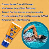 Crema de protección solar para exteriores, protección UV de cuerpo completo, resistente al agua, antisudor, ilumina el tono de la piel, cuidado de la piel, verano - details 6