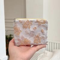 Monedero Mini de Cierre Floral Mini Bolso de Maquillaje de Viaje de Algodón - details 5