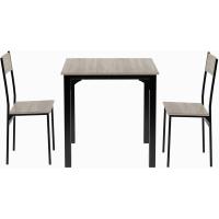 Juego de Comedor de 3 Piezas Mesa de Cocina, Sillas de Comedor, Juego de Asientos - details 15