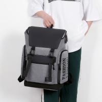 Mochila Simple con letras para hombre, bolso escolar multifuncional de gran capacidad para estudiantes, bolso de hombro, bolso para ordenador portátil, mochila de lona para viaje - details 13
